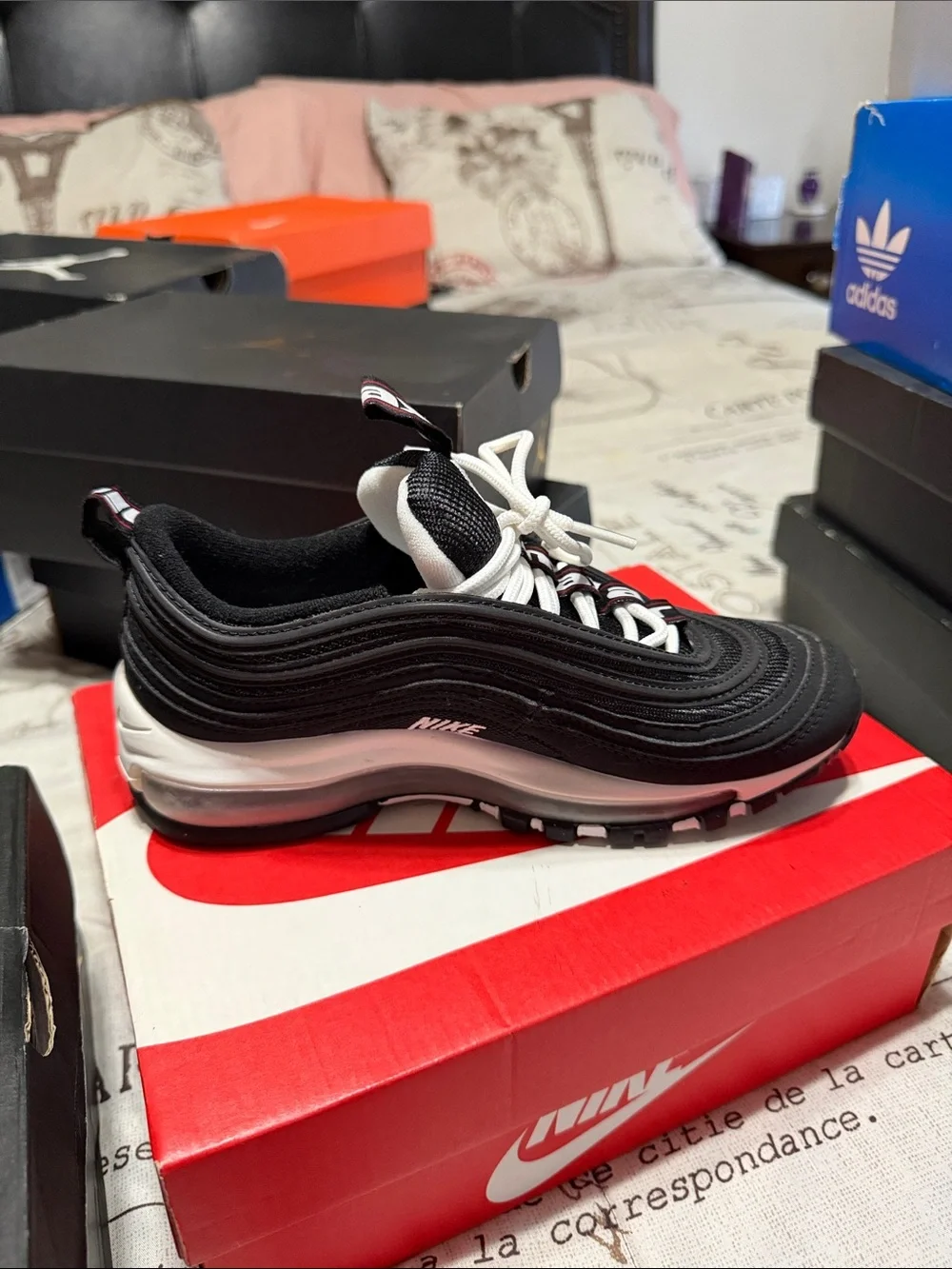 Nike Women’s Air Max 97 Sneakers - Black & White